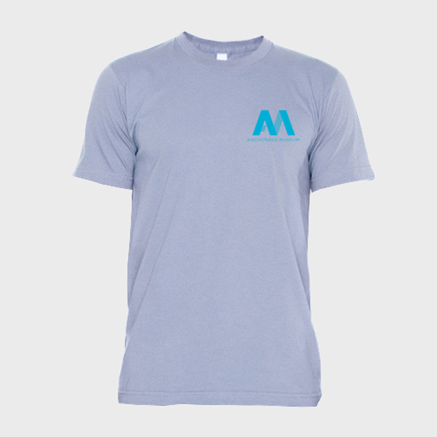 T-Shirt: Anchorage Map, Youth, Light Grey