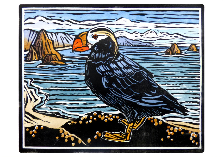 Molly Hashimoto: Tufted Puffin Notecard