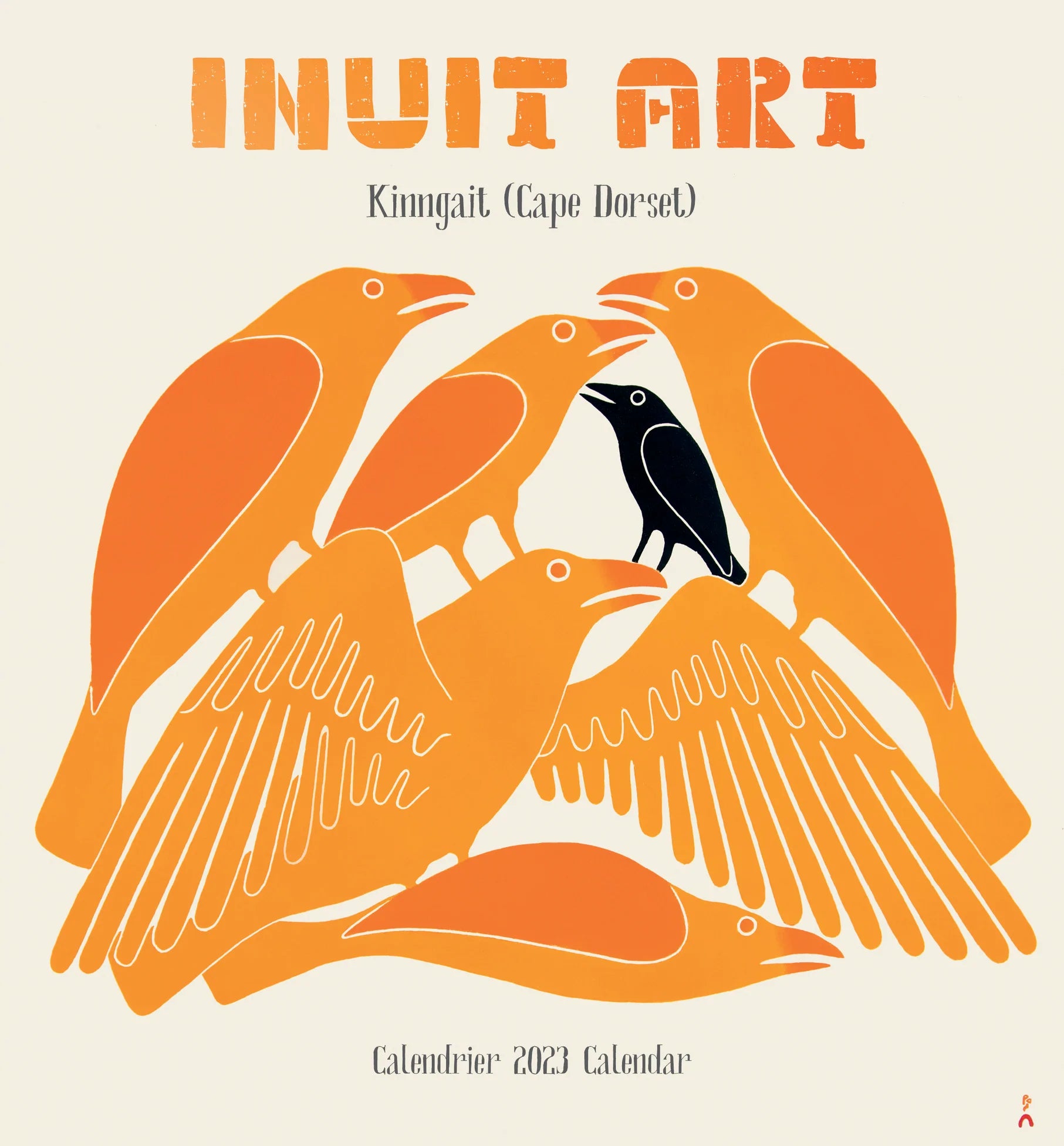 Inuit Art Kinngait (Cape Dorset) 2023 Mini Wall Calendar Anchorage