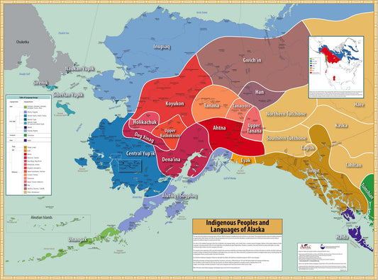Indigenous Peoples and Languages of Alaska Map