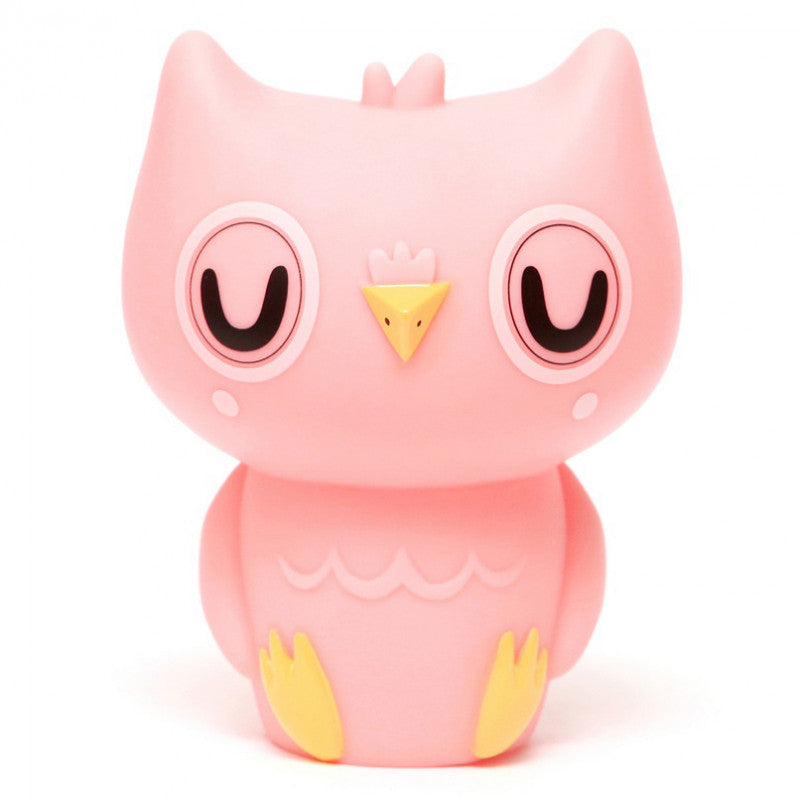 Owl Night Light Peachy Pink