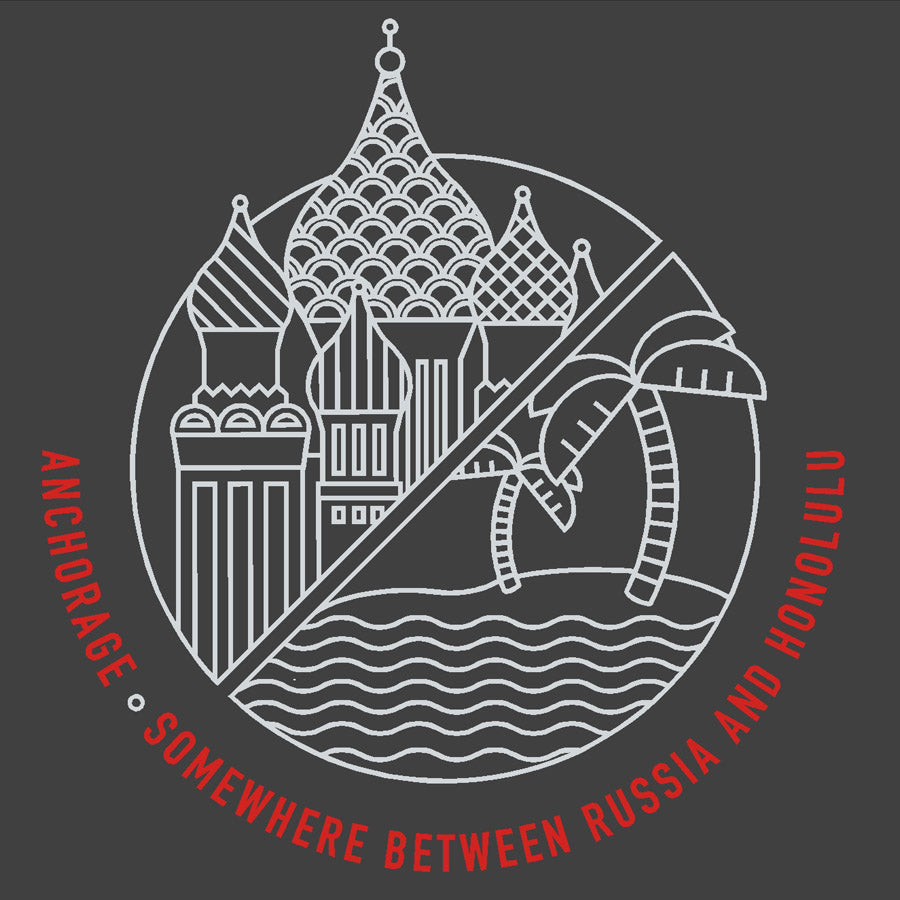 T-Shirt: Between Russia and Honolulu, Men's